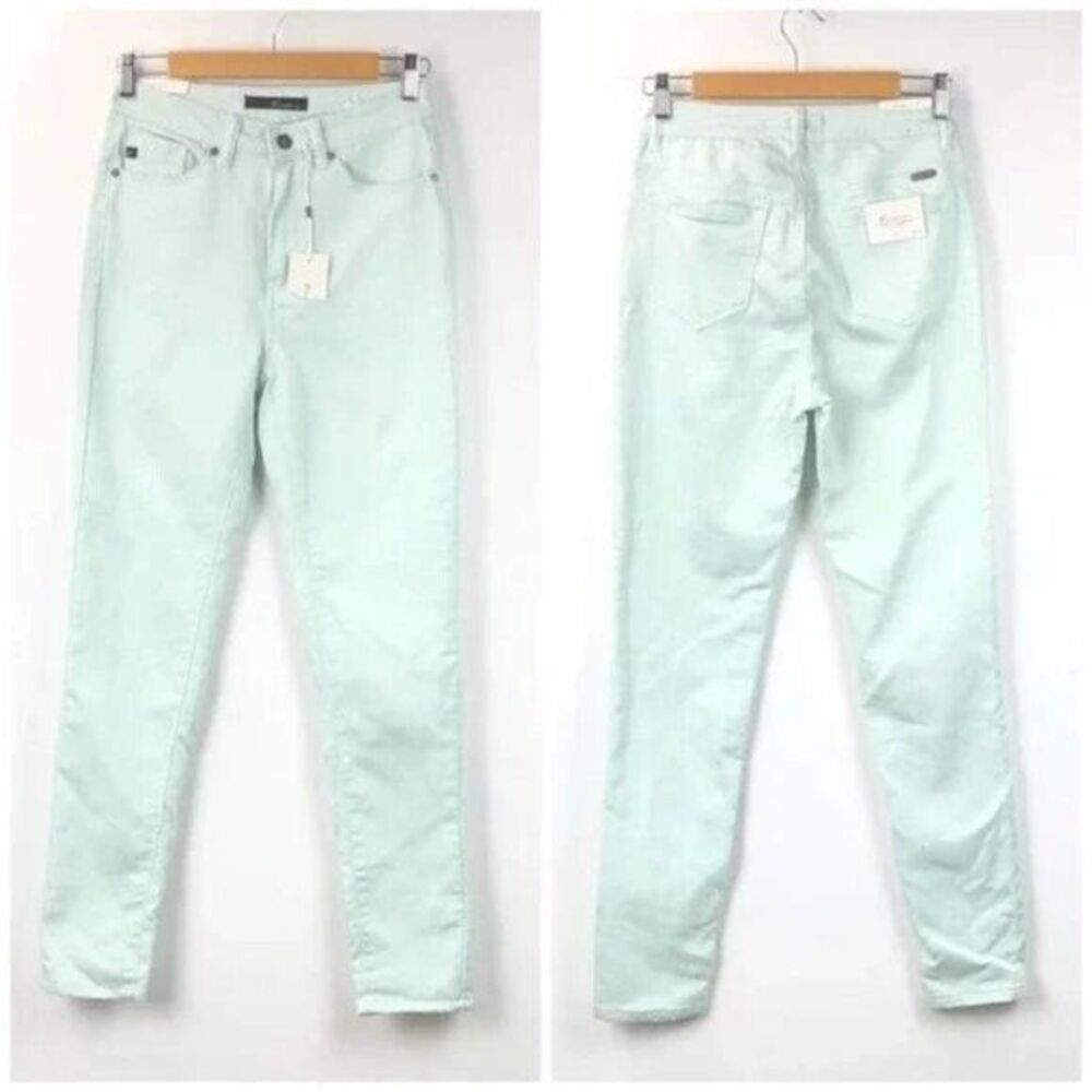 KanCan Pastel Mint Green High Rise Skinny Jeans Size 23‎ 0